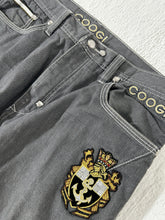 Y2k Coogi Gray Anchor Embroidery Pants Size 38x34