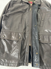 Vintage Brown Leather Jacket Size XL