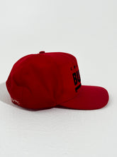 Vintage 1990's Chicago Bulls Red Signature Snapback Hat