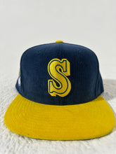 Seattle Mariners Yellow and blue Corduroy Hat Snapback
