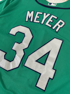 Seattle Mariners Teal Meyers Jersey #34 Size 2XL