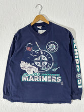 Vintage Y2K Seattle Mariners Ichiro Long Sleeve shirt Size L