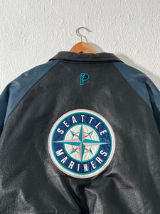 Vintage Seattle Mariners Pro Player Leather Jacket Sz. XL