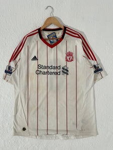Steven Gerrard Liverpool FC White Soccer Jersey Sz. 2XL