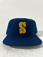RARE Vintage 90s Seattle Mariners Reverse S Logo Snapback