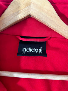 Vintage Red Adidas Tracksuit 2 Piece Size XL