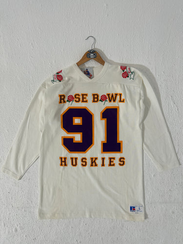 WA Huskies Rose Bowl 1991 Jersey Long sleeve Sz l
