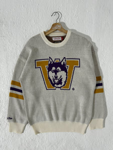 Brand New UW Huskies Mitchell & Ness Sweater Sz. M