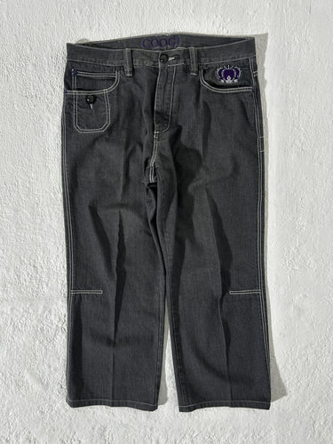 Vintage Coogi Grey & Purple Denim Jeans Sz. 38 x 34