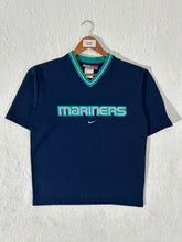 Vintage Seattle Mariners Nike Center Swoosh Pull Over Jersey Size M