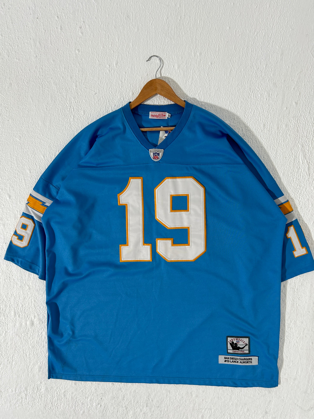 San Diego Chargers Lance Alworth #19 Mitchell & Ness Size 4XL