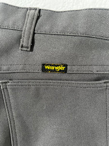 Vintage 36x34 Grey Wrangler Polyester Pants