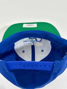 Vintage Seattle Seahawks Blue Hat Logo Snapback