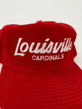 Vintage 1990’s Louisville Cardinals 'SCRIPT' Sports Specialties Corduroy Snapback