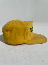 Vintage 1990's Seattle Supersonics  Yellow  Corduroy Snapback Hat