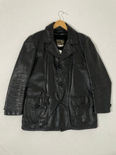 Vintage Sears Black Genuine Leather Jacket Sz. 44