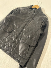 Leather Zip Up Jacket Size L