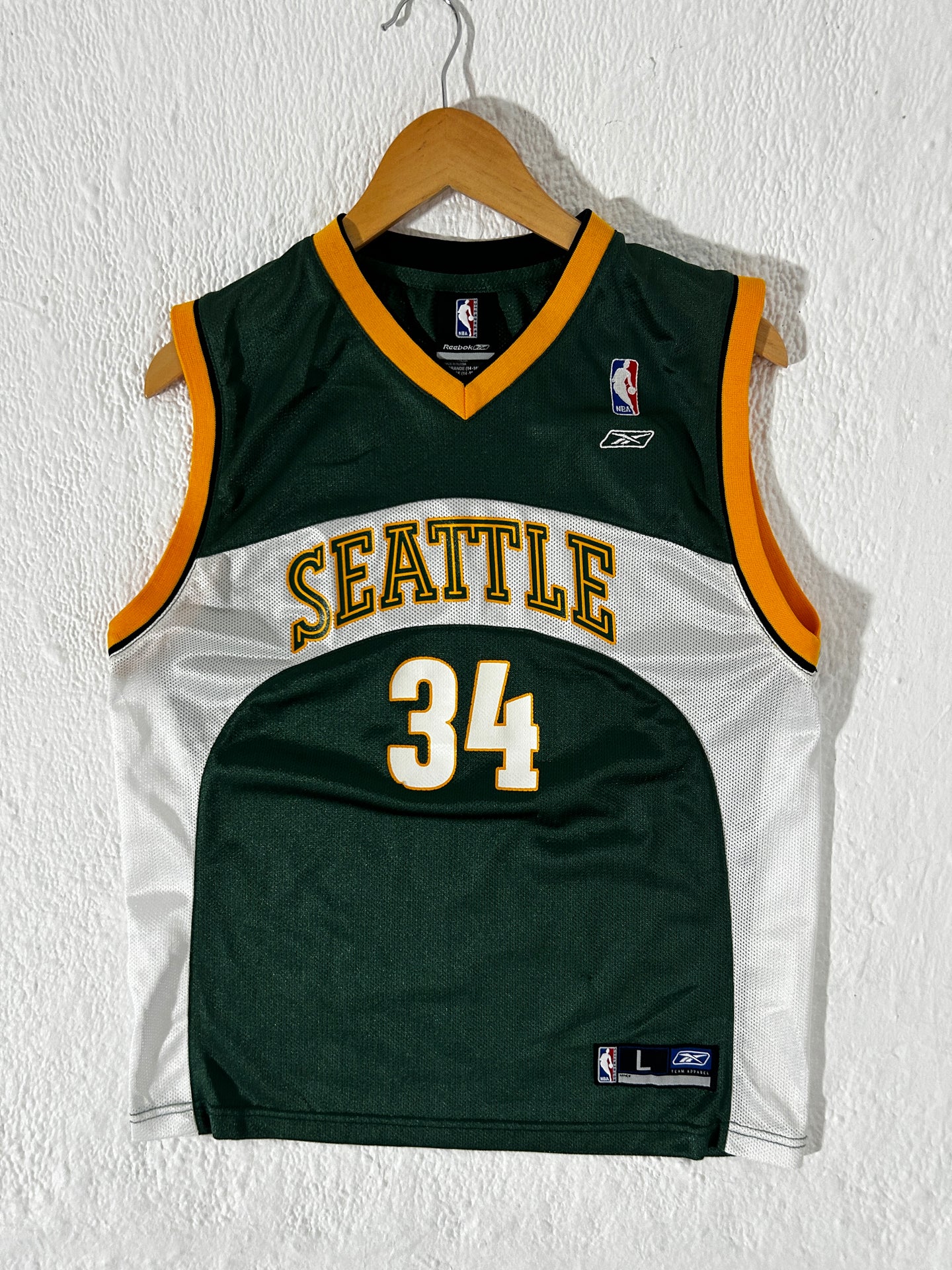 Seattle Supersonics Youth Ray Allen #34 Jersey Size L
