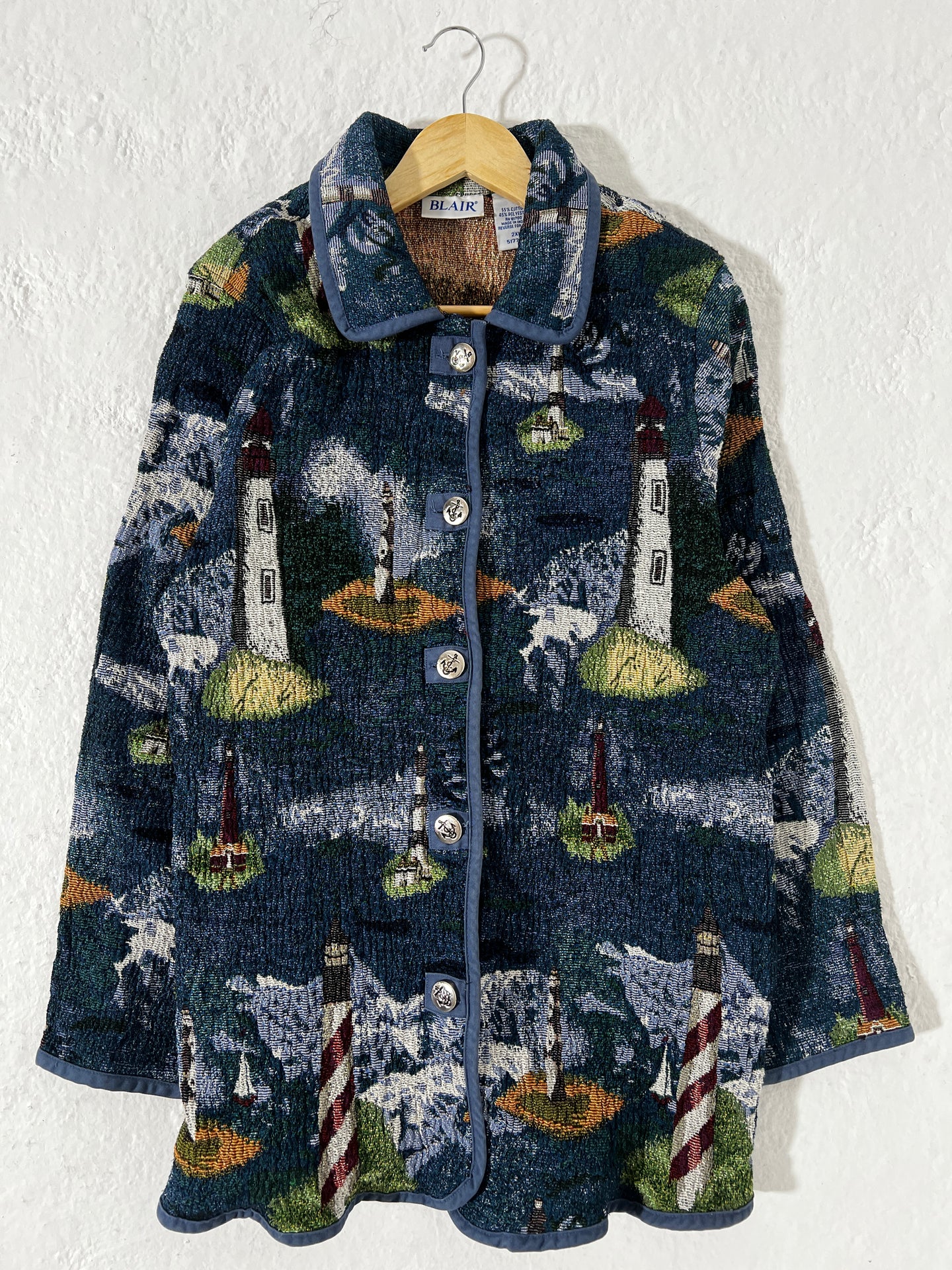 Lighthouse Tapestry Jacket Size 2XL