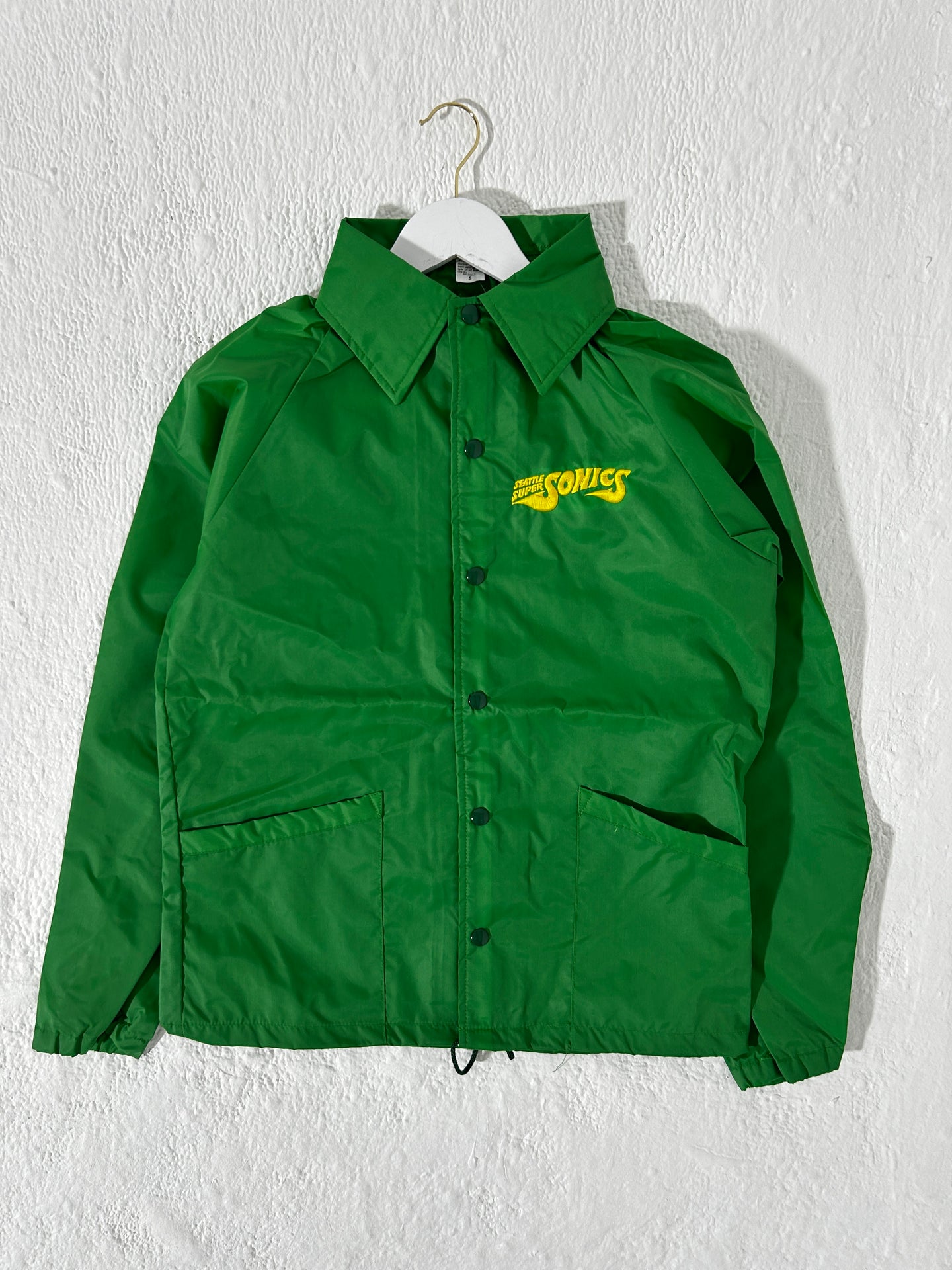Vintage Seattle Supersonics Green Jacket Sz. S