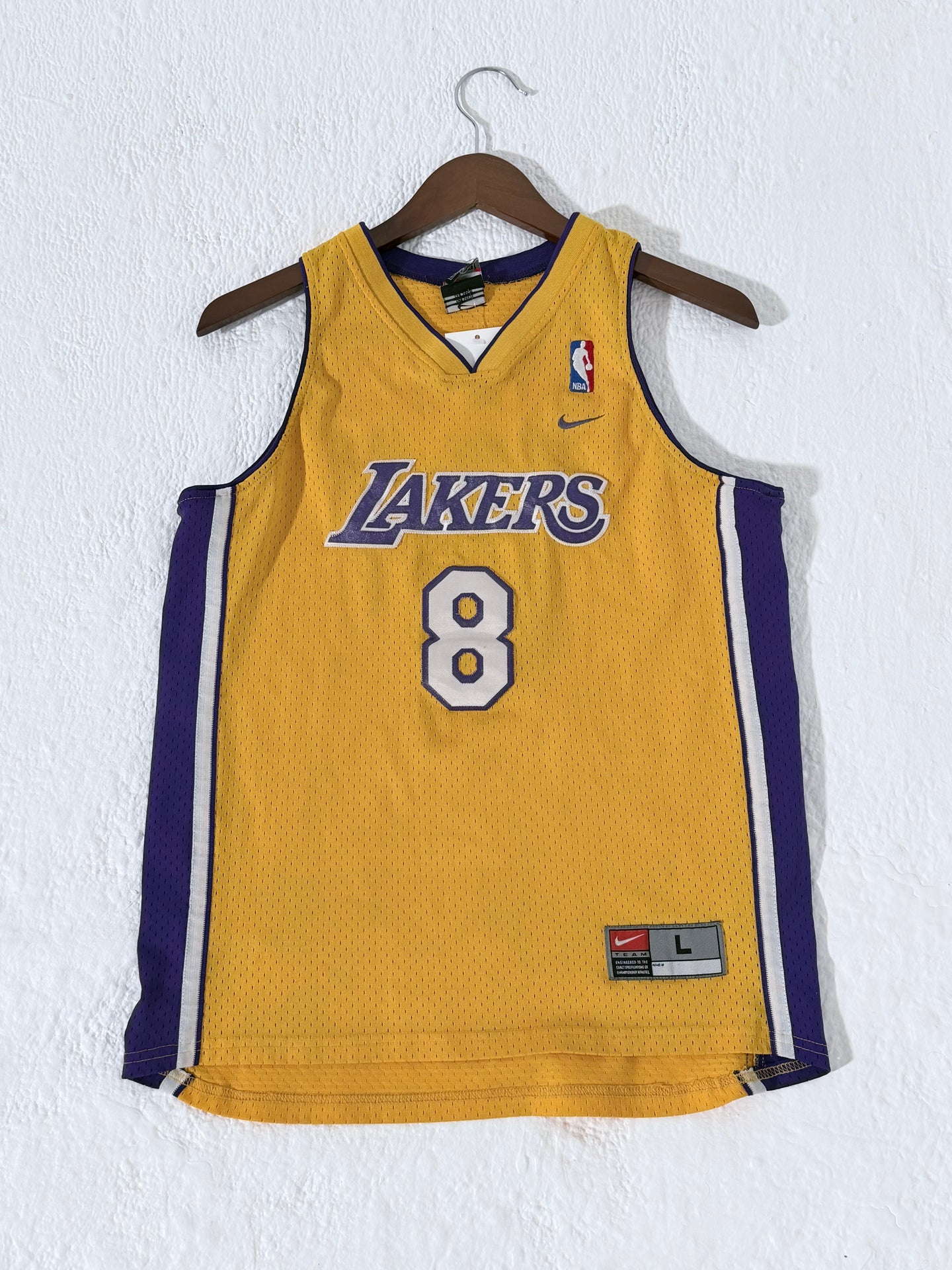 Nike Kobe Bryant #8 LA Lakers Home Jersey Sz. L (Y)