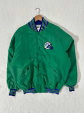 Vintage Green Seattle Seahawks Delong Varsity Buttoned Jacket Sz XL Long