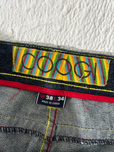 Vintage Y2k Coogi Denim Rainbow Embroidery Jeans Sz. 38 x 34