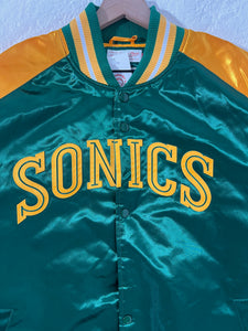 Retro Seattle Supersonics Mitchell & Ness Jacket Size 2XL