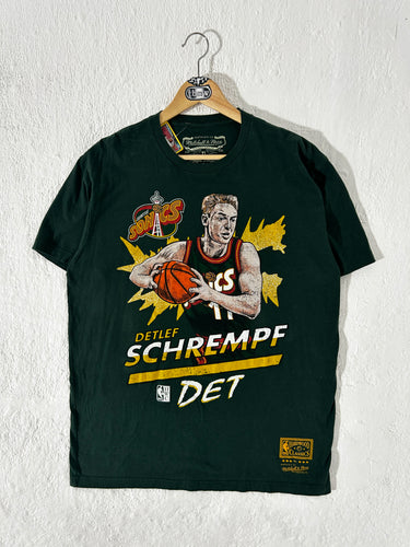 Seattle Supersonics Detlef Schrempf Mitchell & Ness T-Shirt Sz. XL