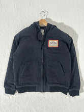 Y2k Obey Hooded Jacket Black Sz. L