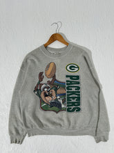 Vintage 1993 Green Bay Packers x Taz Looney Tunes Crewneck Sz. L