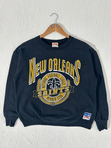 Vintage 1990's New Orleans Saints Crewneck Sz. L