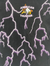 Vintage 90s American Thunder Ride The Best Shirt  SZ L Lightning Motorcycle Eagle Tshirt