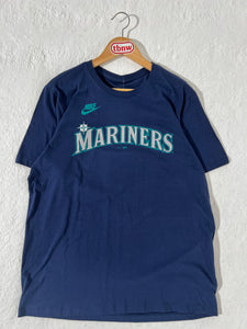 Nike Mariners Navy T Shirt Size L