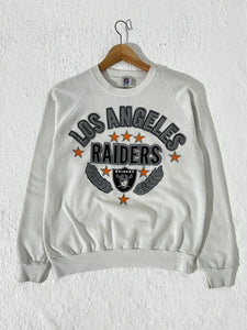 Vintage Los Angeles Raiders Puff Print Crewneck Sweatshirt Sz. L
