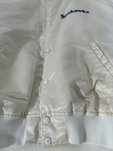 Vintage Seattle Seahawks White Satin Starter Jacket Size L