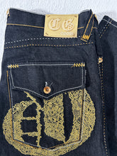 Coogi Y2k Gold Stitch CG Embroidered Back Pockets Size 36x34