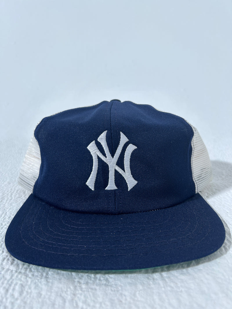 帽子 80s MLB NY YANKEES MESH CAP NY Yankees Mesh Flagship Cap - Navy Trucker Hat