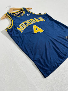 RS Vintage Chris Webber University of Michigan Basketball Starter Jersey Sz. L