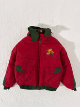 Vintage REVERSIBLE 1990's Seattle Supersonics Pro Player Puffer Jacket Sz XL