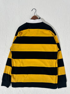 Whole Milk Rugby Shirt Black/Yellow Shirt Sz. XL DEPT1