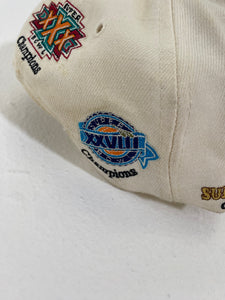 Vintage 1990's Dallas Cowboys ANNCO "5x Super Bowl Champs" Snapback