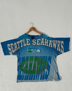 Vintage 1994 Seattle Seahawks AOP Magic Johnsons T's T-Shirt Size XL