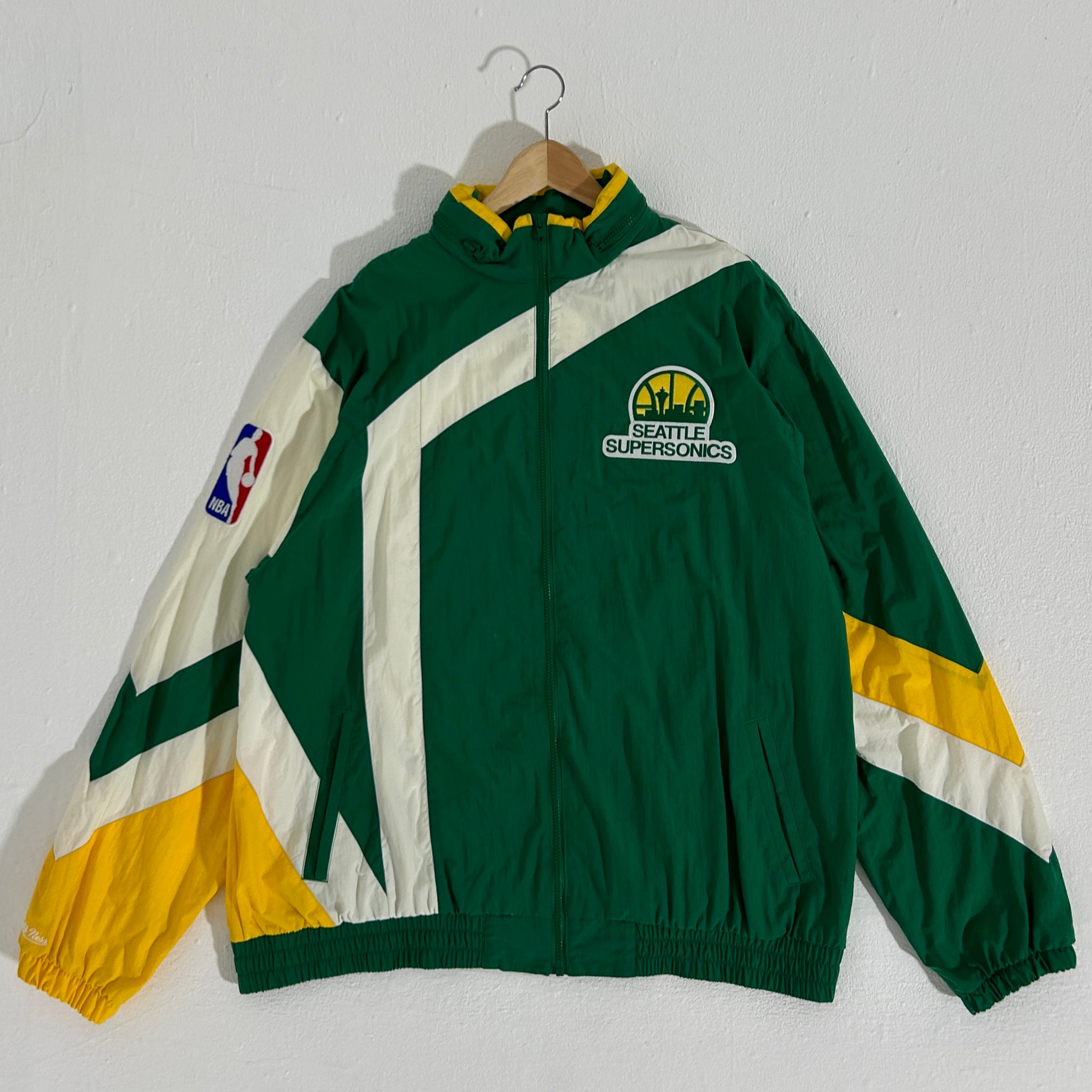 Seattle Supersonics HWC Windbreaker Jacket Sz. 3XL