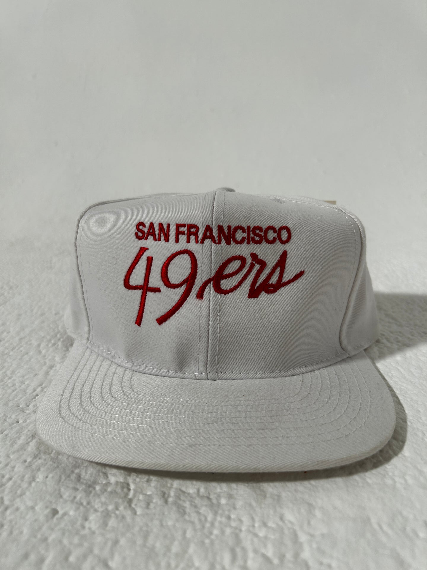 Vintage San Francisco 49ers Script American Needle Snapback Hat