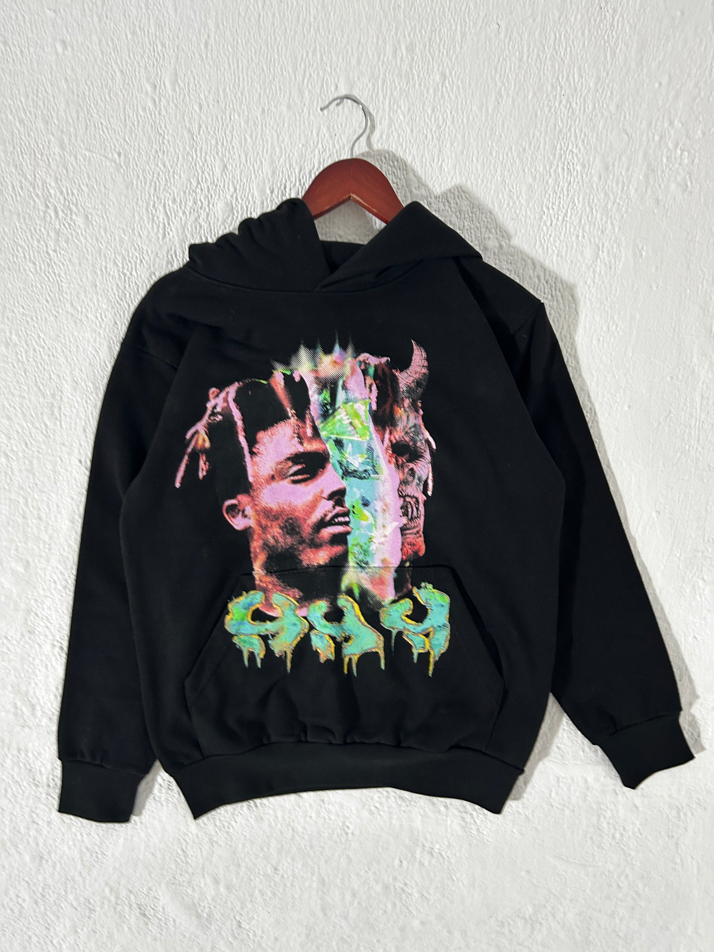 VLONE Juice Wrld Black Hoodie Sz. S