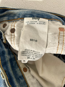 Vintage Custom TBNW Levi's 501 36 x 34