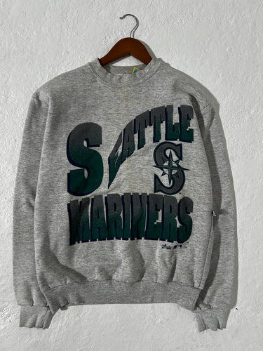 Vintage Seattle Mariners Majestic Crewneck Sweatshirt Sz. M