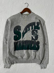 Vintage Seattle Mariners Majestic Crewneck Sweatshirt Sz. M