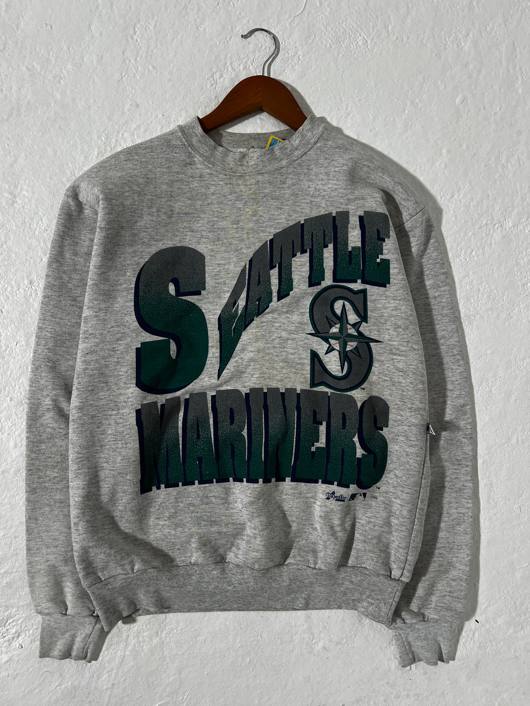 Vintage Seattle Mariners Majestic Crewneck Sweatshirt Sz. M